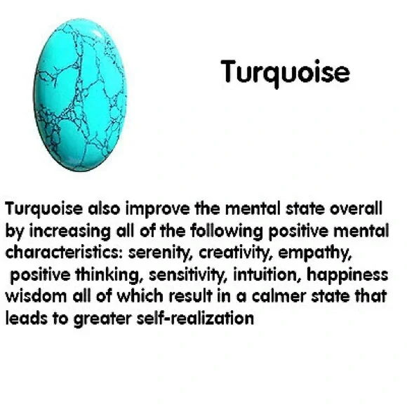 Pendant Hamsa turquoise Sterling silver Southwestern - Picture 5 of 6